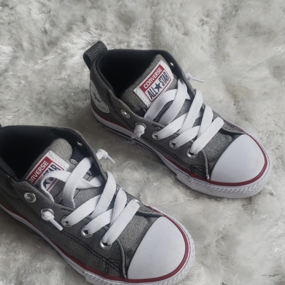 Like new. Gray Converse All Star 12.5